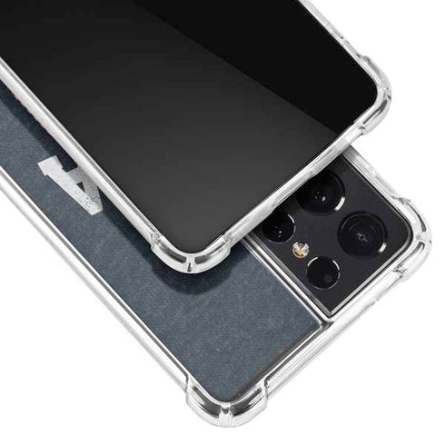USA with American Flag Galaxy S21 Ultra 5G Clear Case